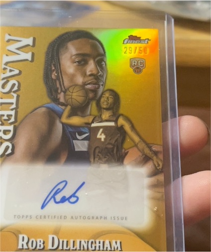 2024-25 Topps Finest Masters #MA-RDI Rob Dillingham — front