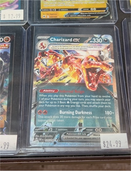 Charizard ex 125/197 Sv03: Obsidian Flames — front