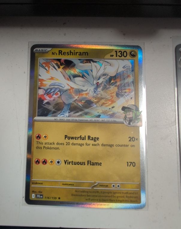 2023 Pokémon SV09 Journey Together #116 N's Reshiram — front