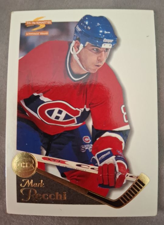 1995-96 Pinnacle Summit #26 Mark Recchi — front