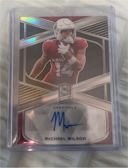 2024 Panini Spectra Signatures #SIG-MWN Michael Wilson — front