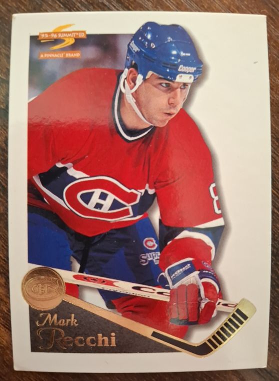 1995-96 Pinnacle Summit #26 Mark Recchi — front
