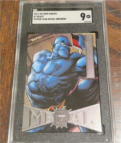 2022 Skybox Marvel #7 Beast — front