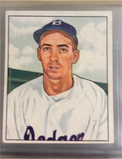 1950 Bowman #194 Billy Cox — front