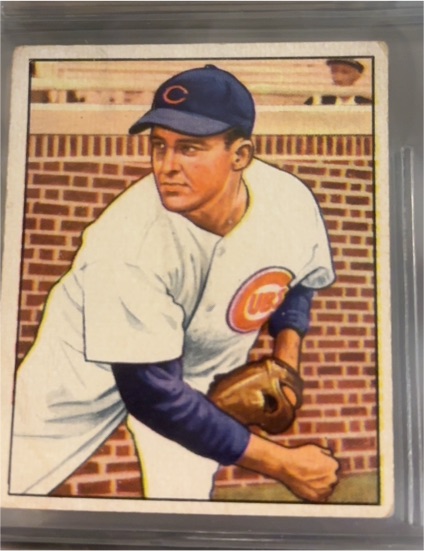 1950 Bowman #196 Doyle Lade — front