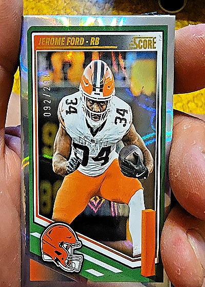 2025 Panini Score #126 Jerome Ford — front