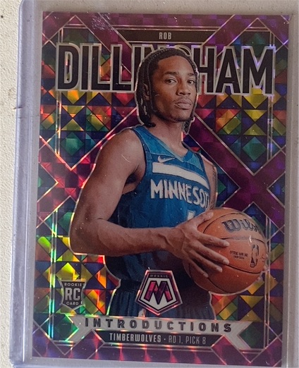 2024-25 Panini Mosaic #12 Rob Dillingham Introductions Rookie — front