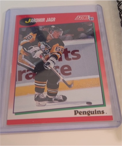 1991-92 Score #98 Jaromir Jagr — front
