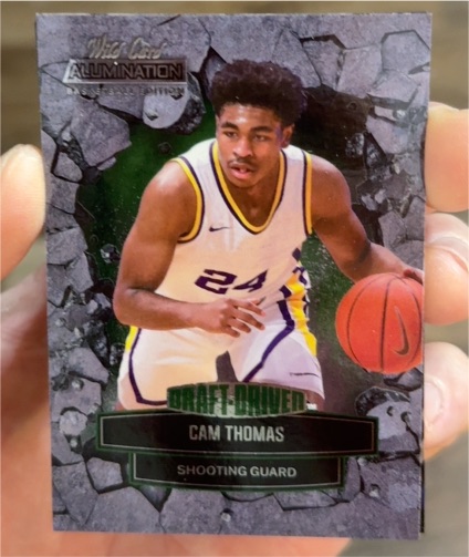 2022 Wild Card Alumination Draft-Driver #DD-7 Cam Thomas — front
