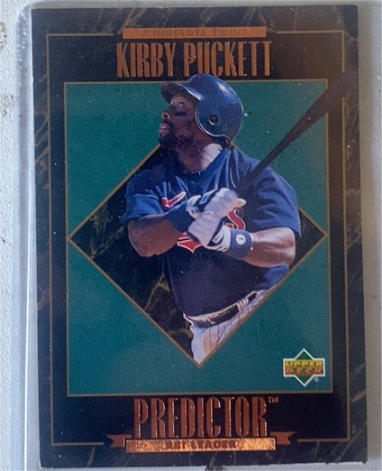 1995 Upper Deck Predictor RBI Leader #R14 Kirby Puckett — front