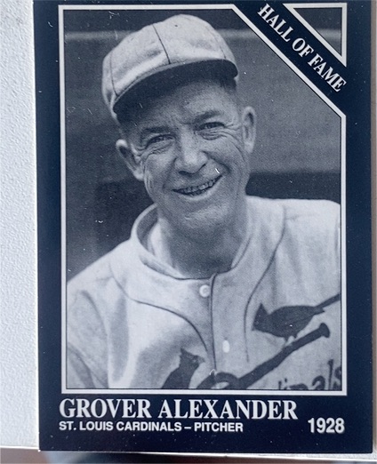 1991 Conlon Collection TSN #32 Grover Alexander — front