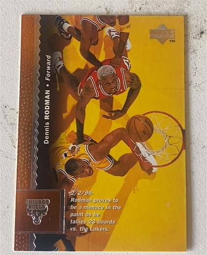 1996-97 Upper Deck #19 Dennis Rodman — front