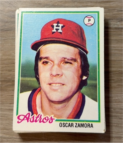1978 Topps #91 Oscar Zamora — front