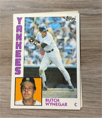 1984 Topps #123 Butch Wynegar — front