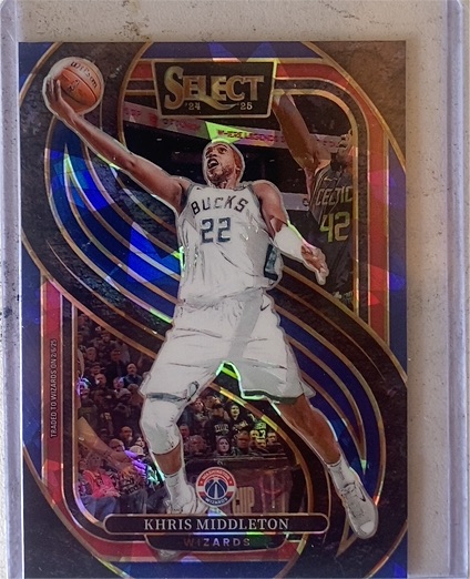 2024-25 Panini Select #161 Khris Middleton Washington Wizards — front