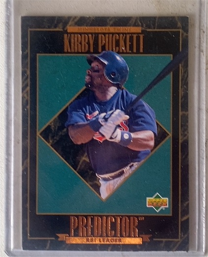 1995 Upper Deck Predictor RBI Leader #R14 Kirby Puckett — front