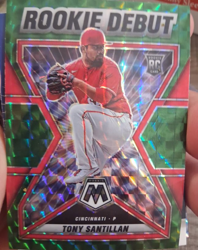 2022 Panini Mosaic Rookie Debut #RD-2 Tony Santillan — front