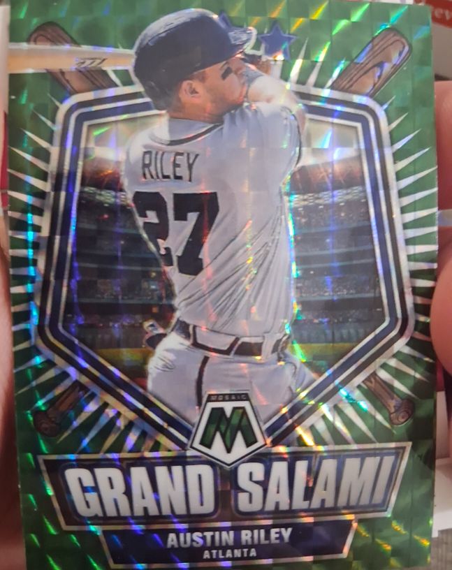 2022 Panini Mosaic #GS-7 Austin Riley Grand Salami — front