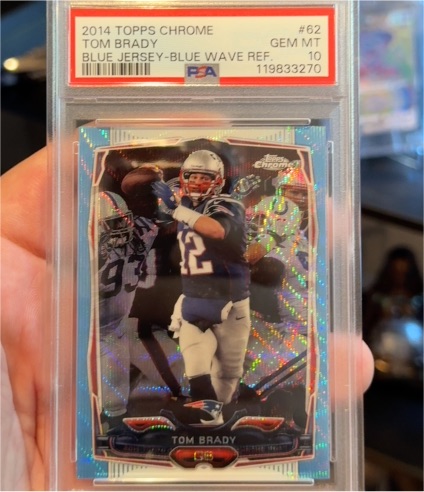 2014 Topps Chrome #62 Tom Brady — front