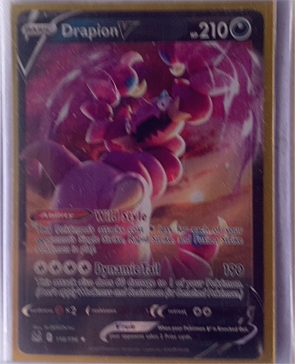2022 Pokémon Lost Origin #118 Drapion V — front