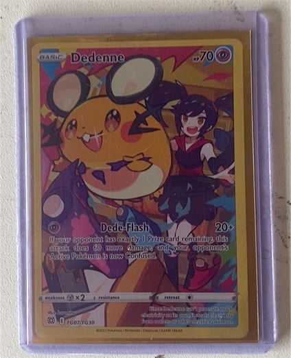 2022 Pokémon Brilliant Stars #TG07 Dedenne — front
