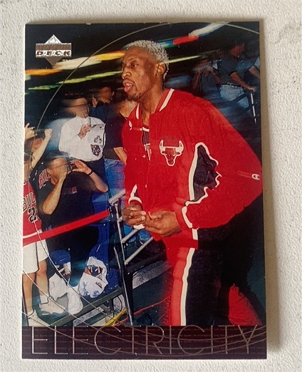 1996-97 Upper Deck #169 Dennis Rodman Electricity — front