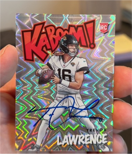 2021 Panini Absolute Kaboom! #K41 Trevor Lawrence — front