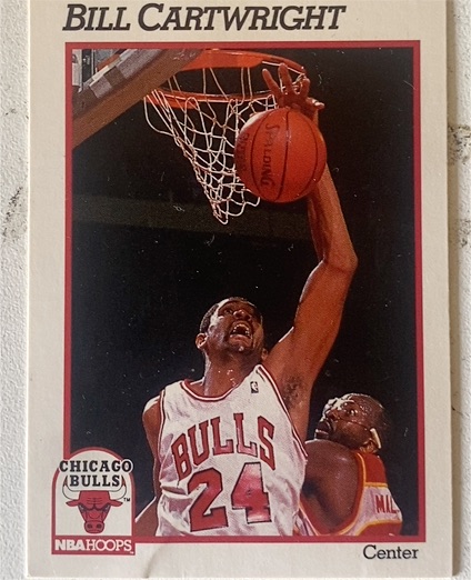 1991 NBA Hoops #27 Bill Cartwright — front