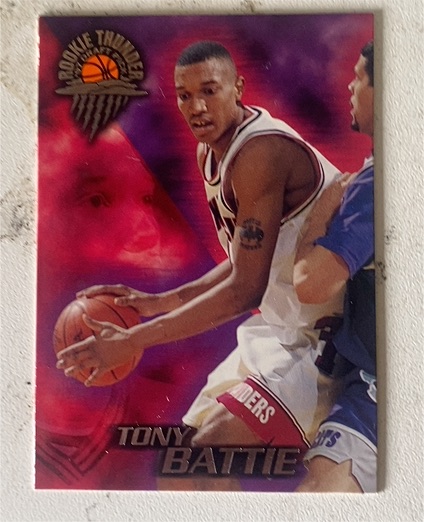 1997 SkyBox Rookie Thunder #RT1 Tony Battie — front