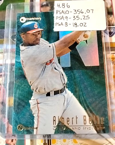 1996 E-Motion Albert Belle Cleveland Indians — front