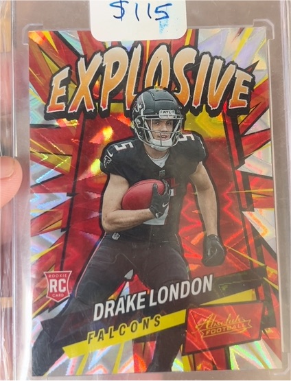 2022 Panini Absolute Explosive #E42 Drake London — front