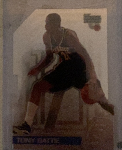 1991 Fleer #1 Tony Battle — front