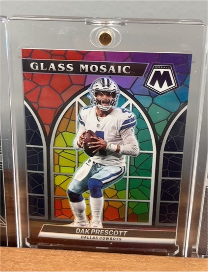 2022 Panini Mosaic Glass Mosaic #GM-10 Dak Prescott — front