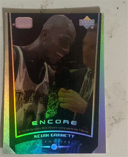 1998-99 Upper Deck Encore #51 Kevin Garnett — front