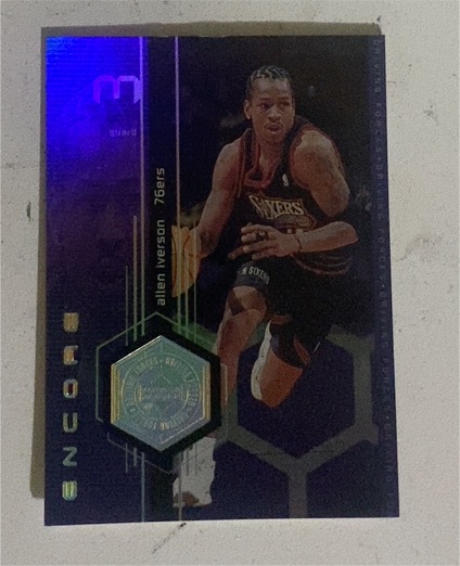 1998-99 Upper Deck Encore #F3 Allen Iverson Driving Forces — front