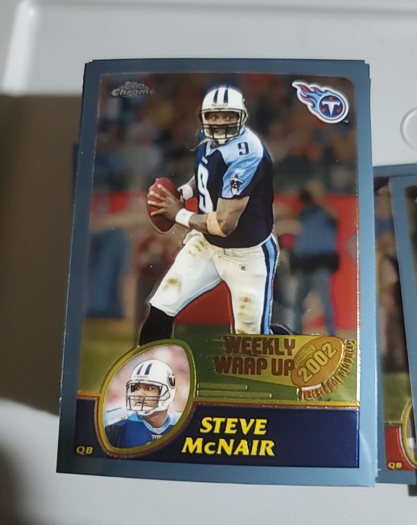 2003 Topps Chrome #164 Steve McNair — front