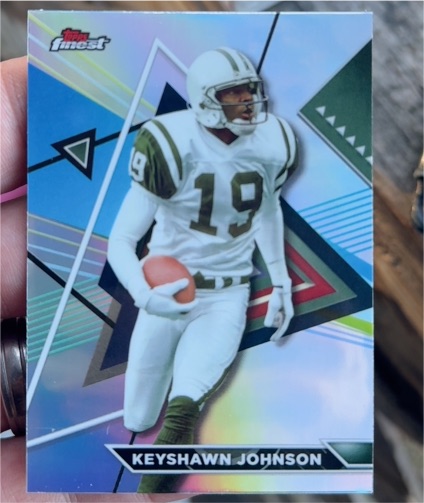 2023 Topps Composite Finest #220 Keyshawn Johnson — front