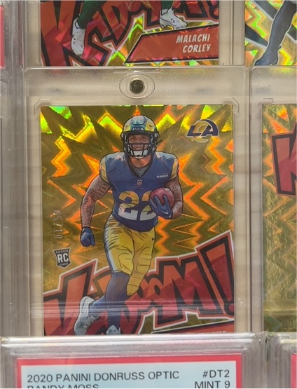2020 Panini Donruss Optic #DT2 Randy Moss — front