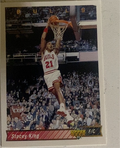 1992-93 Upper Deck #285 Stacey King — front