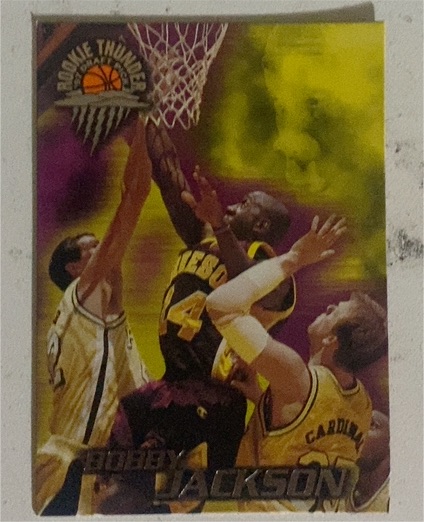 1997 Wheels Rookie Thunder #23 Bobby Jackson — front
