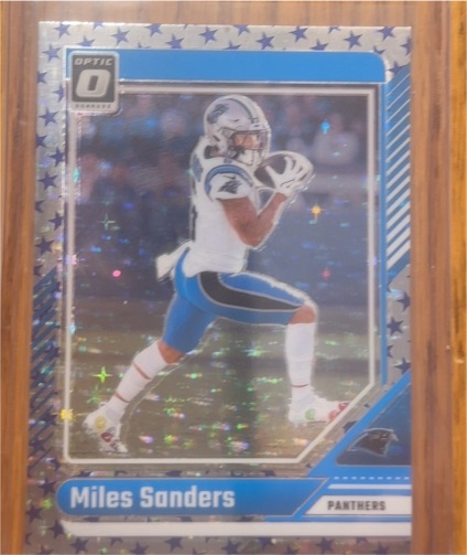 2024 Donruss Optic #27 Miles Sanders Carolina Panthers — front