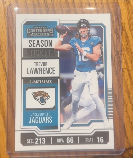 2023 Panini Contenders Season Ticket #48 Trevor Lawrence — front