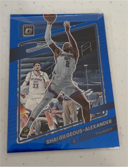 2021-22 Panini Donruss Optic #147 Shai Gilgeous-Alexander — front