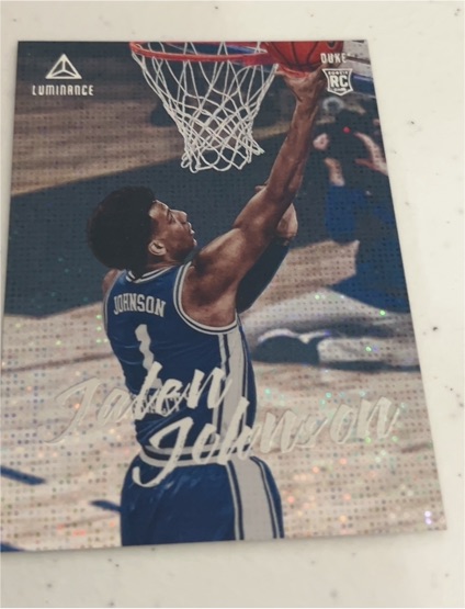 2021-22 Panini Chronicles Draft Picks Luminance #88 Jalen Johnson — front