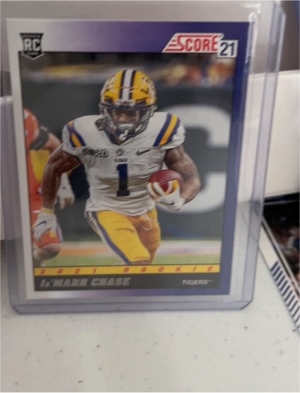 2021 Panini Score #TB5 Ja'Marr Chase — front