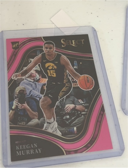 2022 Panini Chronicles Draft Picks Select #9 Keegan Murray — front