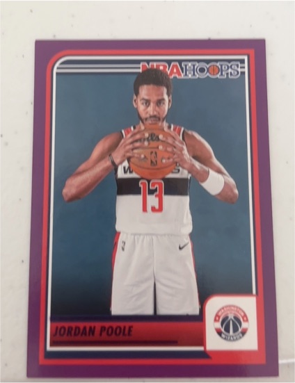 2023-24 Panini NBA Hoops #137 Jordan Poole — front