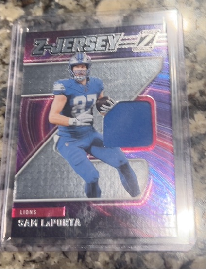 2024 Panini Zenith #ZJ24 Sam LaPorta Z-Jersey — front