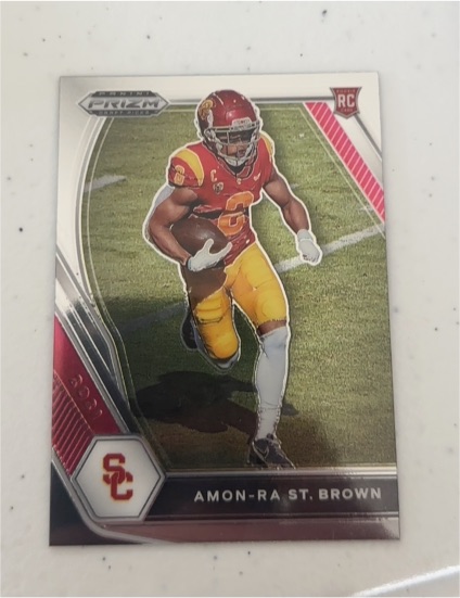 2021 Panini Prizm Draft Picks #133 Amon-Ra St. Brown — front