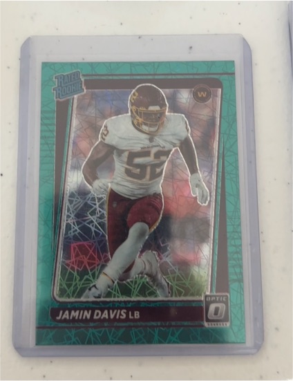2021 Donruss Optic #247 Jamin Davis Rated Rookie — front